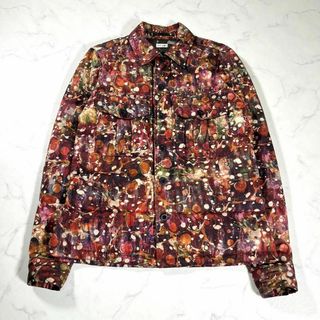 ポールスミス(Paul Smith)の【極美品】Paul Smith ポールスミス　アート　総柄シャツダウンジャケット(ダウンジャケット)