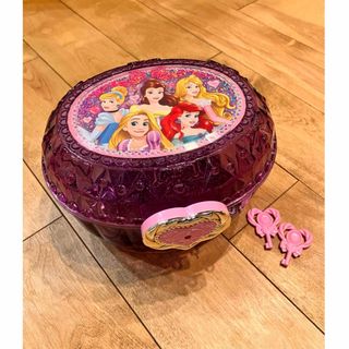 ディズニー(Disney)のディズニープリンセス　キラキラケース　鍵付き(キャラクターグッズ)