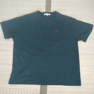 ユーエスポロアッスン(U.S. POLO ASSN.)のU.S POLO ASSN.深緑Tシャツ　フリーサイズ(Tシャツ/カットソー(半袖/袖なし))