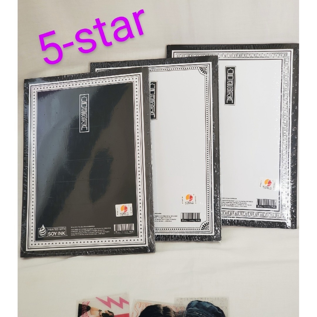 Stray Kids(ストレイキッズ)のstraykids💗スキズ 5-star 新品未開封 3形態セット エンタメ/ホビーのCD(K-POP/アジア)の商品写真