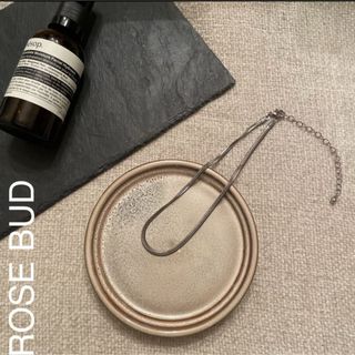 ローズバッドカップルズ(ROSE BUD)のローズバッド　チョーカー　シルバー　チェーン　レディース　アクセサリー　ROSE(ネックレス)