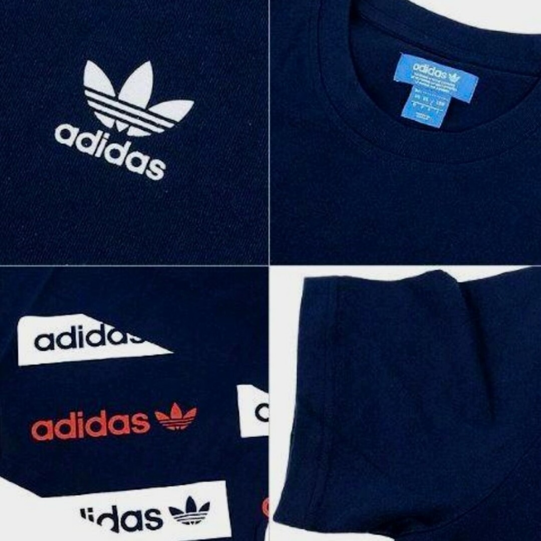 Originals（adidas）(オリジナルス)のアディダス オリジナルス Ｔシャツ XS(SS) 紺 女性もOK！新品 未試着 メンズのトップス(Tシャツ/カットソー(半袖/袖なし))の商品写真