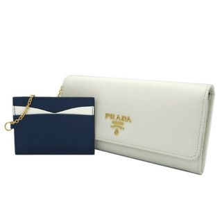 プラダ(PRADA)のPRADA 長財布 パスケース付 1MH132-ZLP-F0NIL(財布)