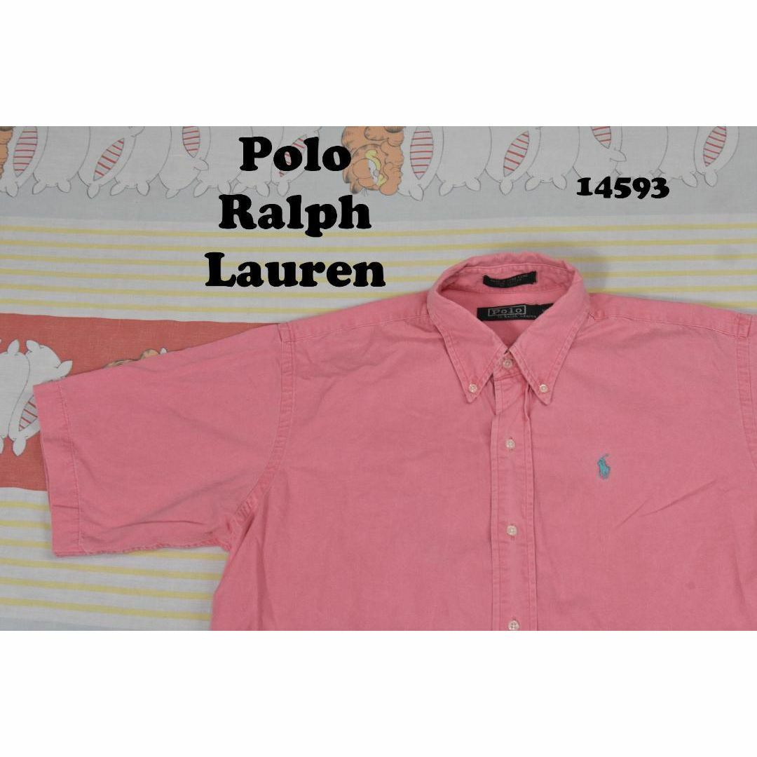 POLO RALPH LAUREN(ポロラルフローレン)のポロ ラルフローレン ボタンダウンシャツ 14588 Ralph Lauren レディースのトップス(シャツ/ブラウス(半袖/袖なし))の商品写真