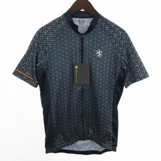 アザー(other)のカペルミュール タグ付き 自転車 ジャージ ワダチプリント 総柄 青 L ■SM(Tシャツ/カットソー(半袖/袖なし))