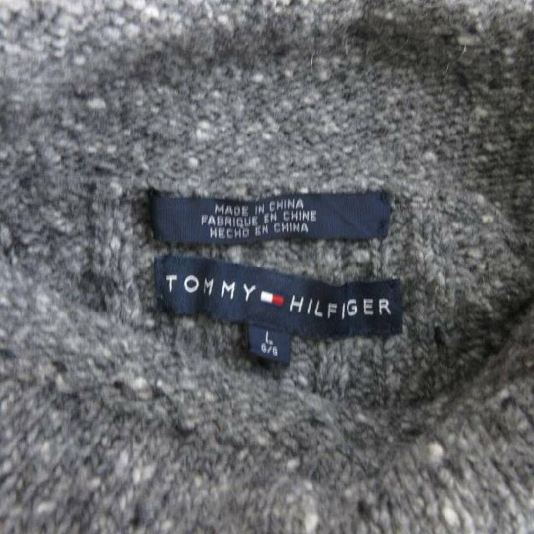 TOMMY HILFIGER(トミーヒルフィガー)のトミーヒルフィガー ニット セーター タートルネック アルパカ混 グレー L メンズのトップス(ニット/セーター)の商品写真