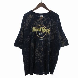 アザー(other)のハード ロック カフェ Tシャツ カットソー 半袖 クルーネック 青 XXL(Tシャツ/カットソー(半袖/袖なし))