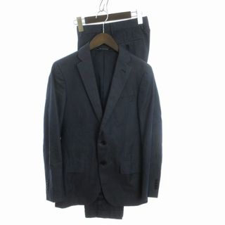 ユナイテッドアローズグリーンレーベルリラクシング(UNITED ARROWS green label relaxing)のグリーンレーベルリラクシング スーツ ジャケット シングル パンツ 紺 44(セットアップ)