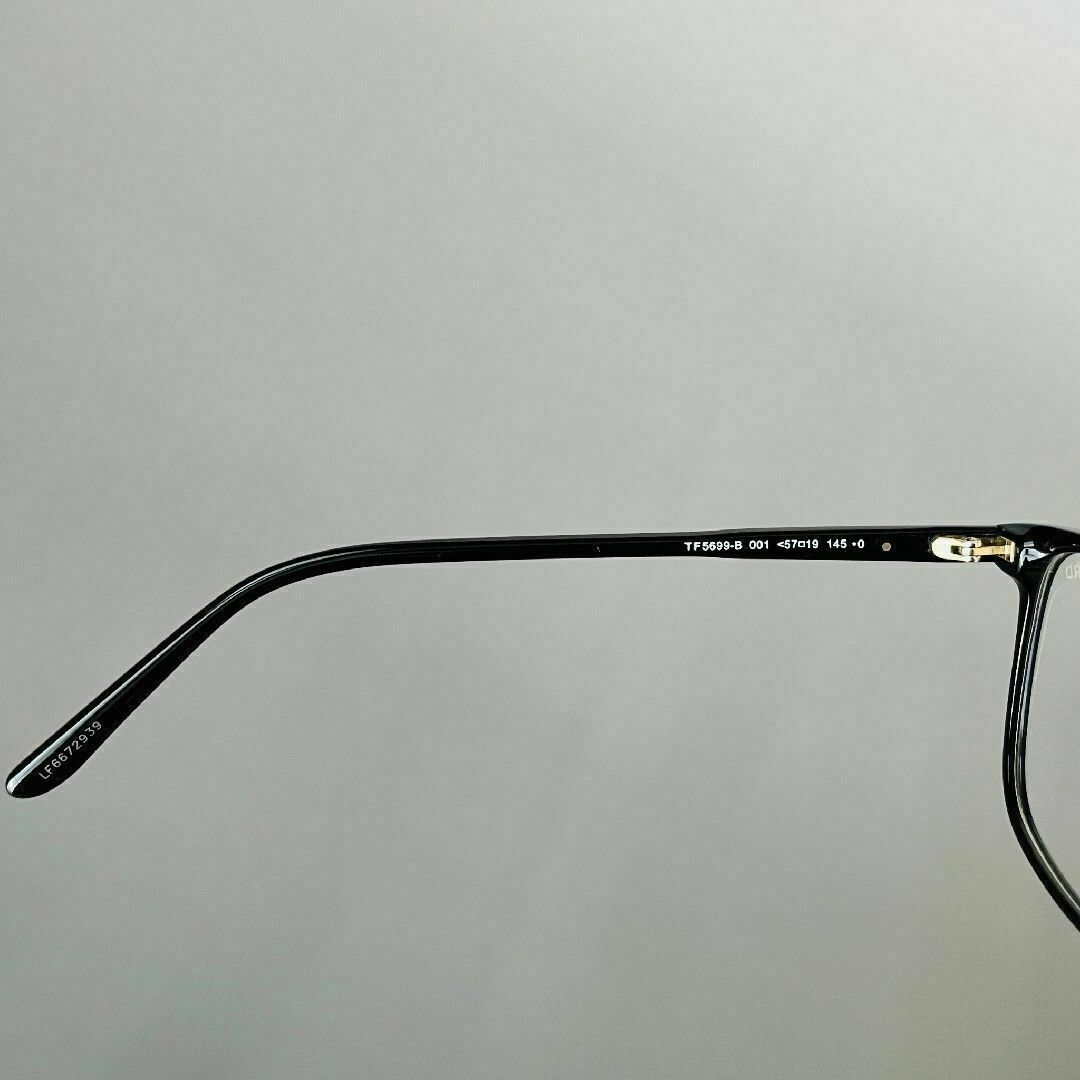 TOM FORD EYEWEAR(トムフォードアイウェア)のメガネ トムフォード ウェリントン ブラック ゴールド アジアンフィット 黒 レディースのファッション小物(サングラス/メガネ)の商品写真