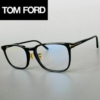 トムフォードアイウェア(TOM FORD EYEWEAR)のメガネ トムフォード ウェリントン ブラック ゴールド アジアンフィット 黒(サングラス/メガネ)