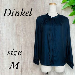 Dinkel ブラウス カットソー プルオーバー フォーマル ネイビー A325(シャツ/ブラウス(長袖/七分))