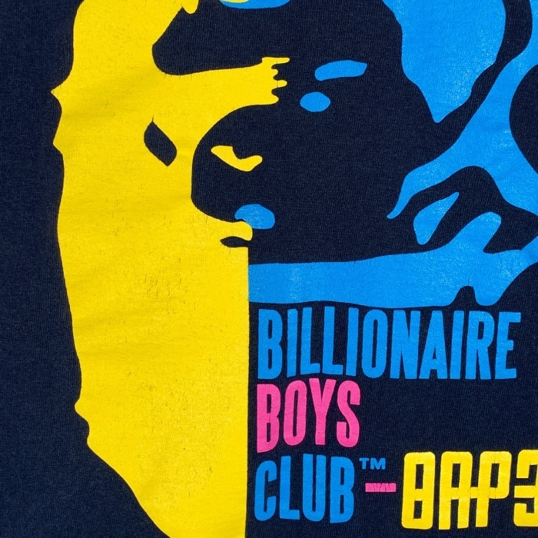 BAPE ベイプ BILLIONAIRE BOYS CLUB ビリオネアボーイズ プリントTシャツ ブラック Size L メンズのトップス(Tシャツ/カットソー(半袖/袖なし))の商品写真