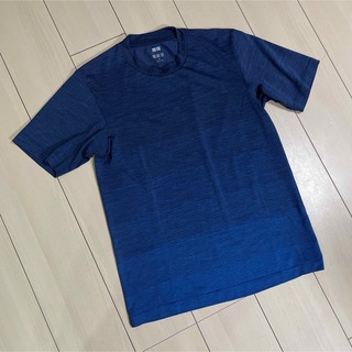 ユニクロ(UNIQLO)のユニクロ ドライEX メンズ 半袖Tシャツ グラデーション Mサイズ(Tシャツ/カットソー(半袖/袖なし))