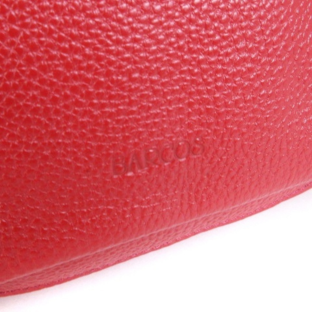 バルコス 美品 リュックサック バックパック シュリンクレザー BTV269 赤 レディースのバッグ(リュック/バックパック)の商品写真