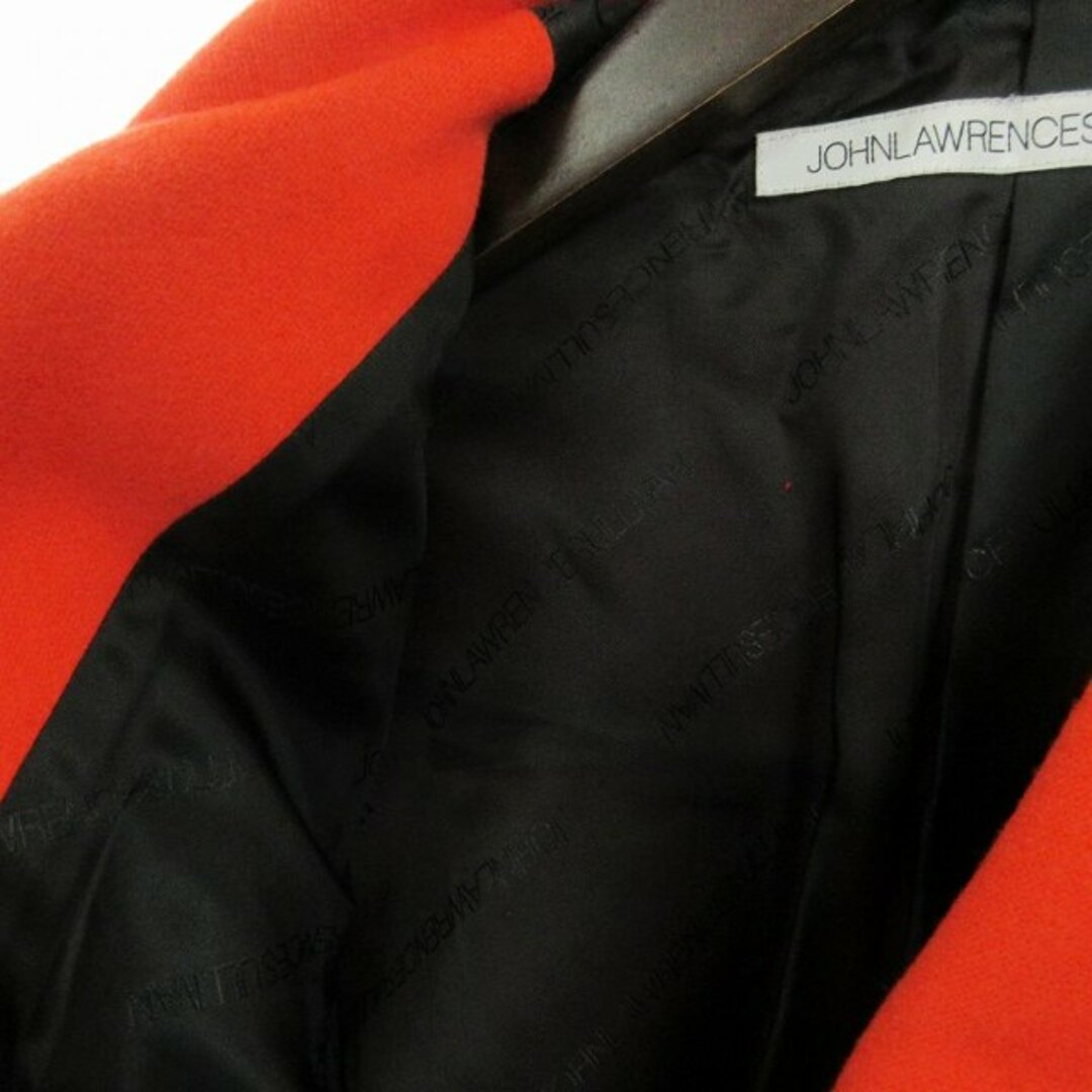JOHN LAWRENCE SULLIVAN(ジョンローレンスサリバン)のジョンローレンスサリバン ダブルライダース ジャケット ウール オレンジ 38 メンズのジャケット/アウター(ライダースジャケット)の商品写真