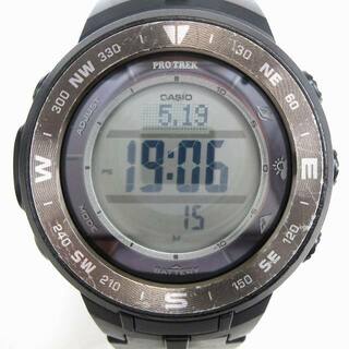 カシオ(CASIO)のカシオ PRO TREK 腕時計 デジタル PRG-330-1JF 黒 ■SM3(腕時計(デジタル))