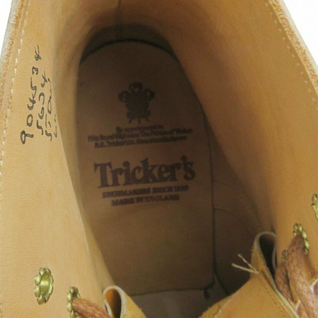 Trickers(トリッカーズ)のトリッカーズ ストウ カントリーブーツ 7ホール ウィングチップ 茶 UK6.5 メンズの靴/シューズ(ブーツ)の商品写真