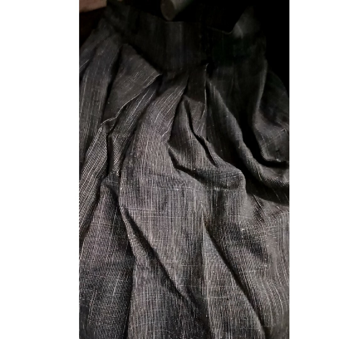 スカート　黒　昭和レトロ レディースのスカート(ロングスカート)の商品写真