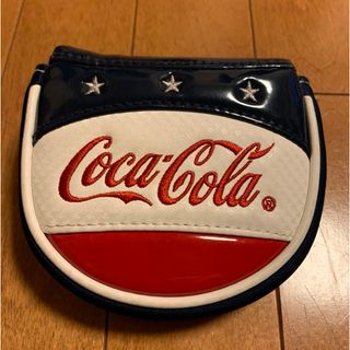 コカコーラ(コカ・コーラ)の【美品】Coca-Cola パターカバー(マレットタイプ)クリップ付き(その他)