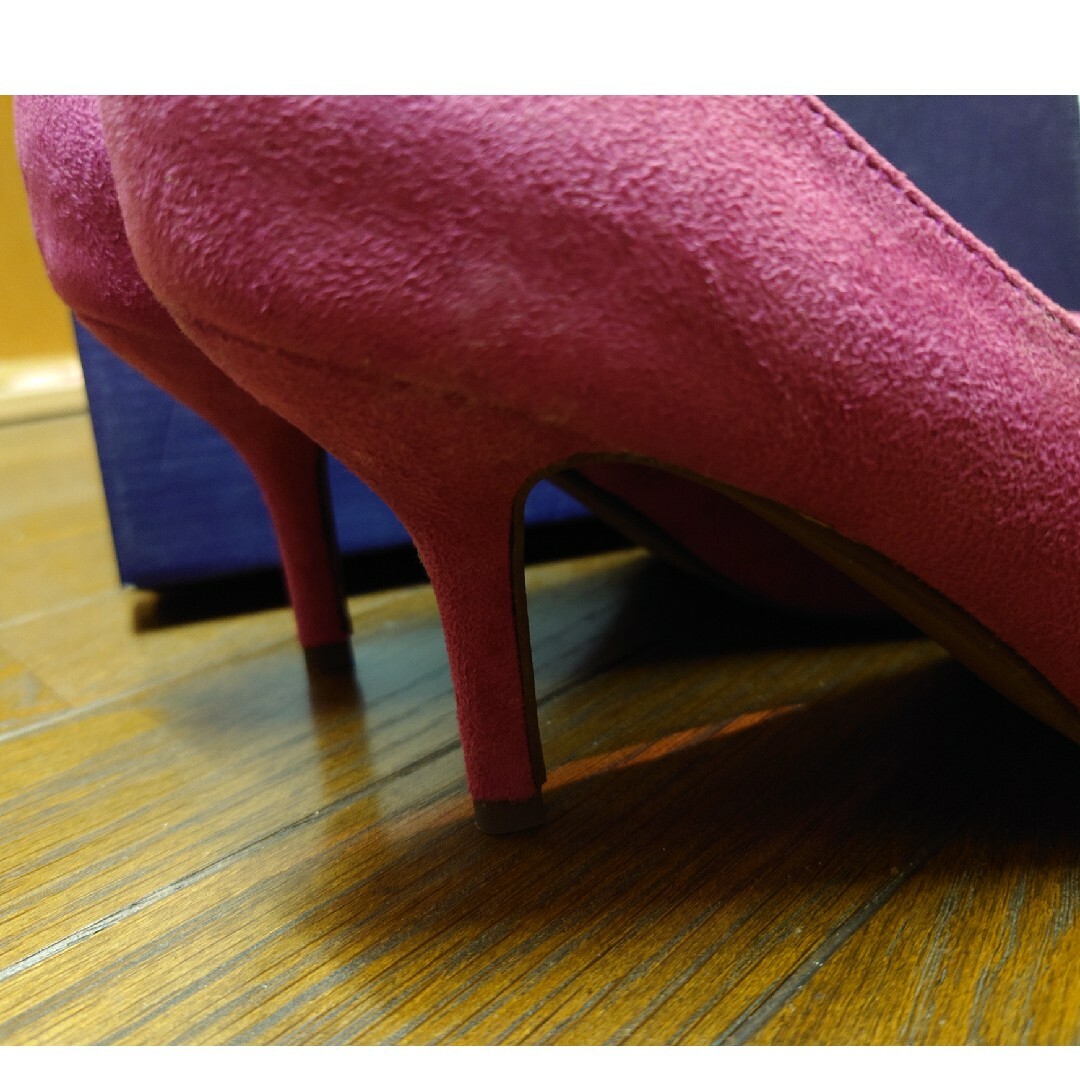 パンプス マゼンタ 25.5cm レディース 大きめ レディースの靴/シューズ(ハイヒール/パンプス)の商品写真