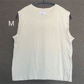 SEVENDAYS=SUNDAY - セブンデイズサンデイ  ノースリーブ Tシャツ アイボリー ベージュ