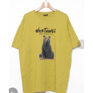 FREAK'S STORE - WILDTHINGS Tシャツ 半袖 FREAK'S STORE イエロー くま