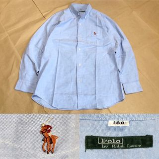 ラルフローレン(Ralph Lauren)のラルフローレン シャツ 160 水色 Polo by Ralph Lauren(ブラウス)