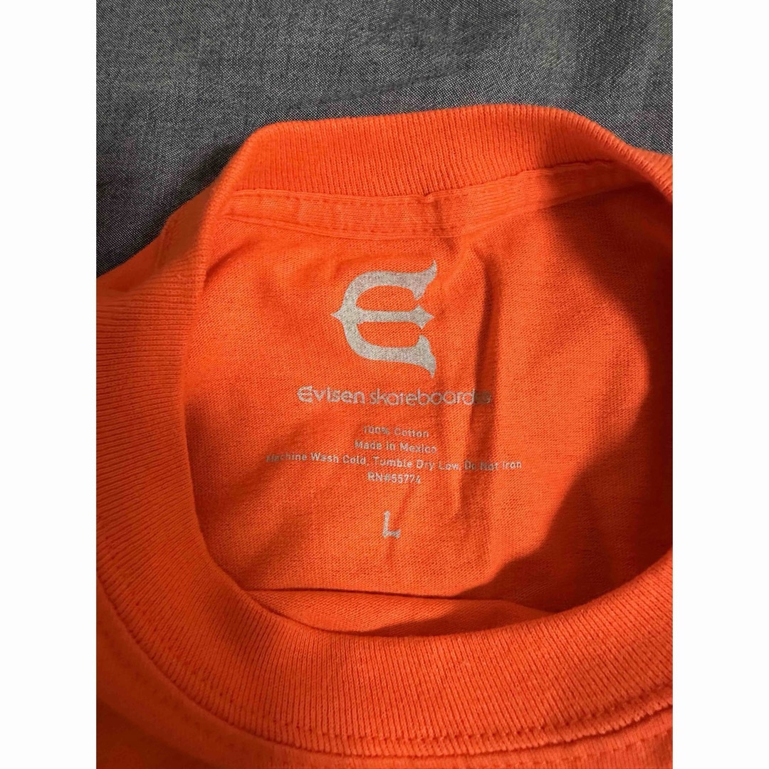 Evisen skateboards ロンT 新品 オレンジ メンズのトップス(Tシャツ/カットソー(七分/長袖))の商品写真