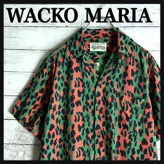 ワコマリア(WACKO MARIA)の9708【即完売モデル】ワコマリア☆総柄デザイン人気カラーシャツ　入手困難　美品(シャツ)