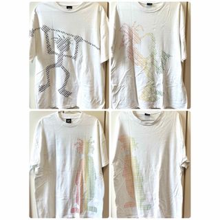 ステューシー(STUSSY)のSTUSSY ステューシー  シャドーマン ラスタカラー Tシャツ 4都市セット(Tシャツ/カットソー(半袖/袖なし))