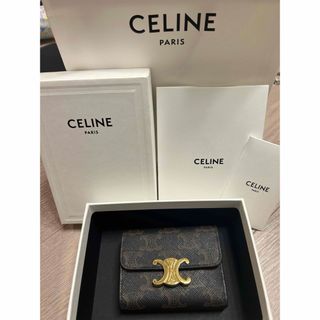 celine - セリーヌ/トリオンフ / コンパクトウォレット/コインケース付き