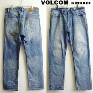 volcom - ボルコム　KINKADE　レギュラーストレートデニム　W88cm　藍青