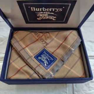 BURBERRY - 新品未使用 BURBERRY バーバリー ハンカチ チェック メンズ