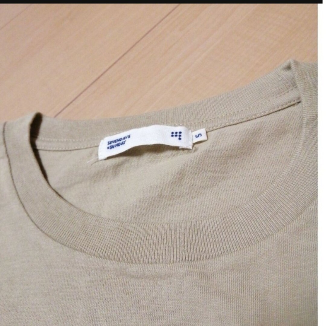 SEVENDAYS=SUNDAY(セブンデイズサンデイ)のメンズ　Tシャツ  S.Mサイズ　2枚セット メンズのトップス(Tシャツ/カットソー(半袖/袖なし))の商品写真