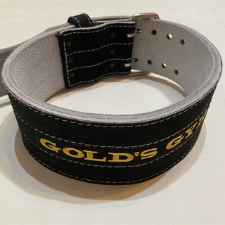 GOLD'S GYM - ゴールドジム　パワーベルト　ブラック　ワイド　サイズM