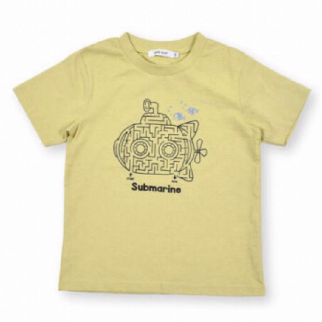 BeBe(ベベ)のSLAP SLIP 迷路 半袖Tシャツ イエロー キッズ/ベビー/マタニティのキッズ服男の子用(90cm~)(Tシャツ/カットソー)の商品写真