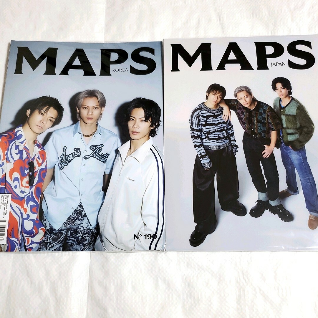 King & Prince(キングアンドプリンス)のMAPS KOREA JAPAN 韓国 Number_i 雑誌 まとめ売り エンタメ/ホビーの雑誌(アート/エンタメ/ホビー)の商品写真