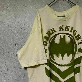 BADMAN バットマン Tシャツ 半袖 プリント ゆるだぼ アメコミ XL(Tシャツ/カットソー(半袖/袖なし))