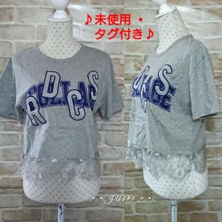 RODEO CROWNS - アップリケレースTシャツ♡RODEO CROWNS ロデオクラウンズ タグ付き