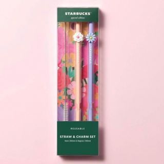 スターバックスコーヒー(Starbucks Coffee)の韓国　スターバックス　ストロー　お花　スタバ　新作(タンブラー)