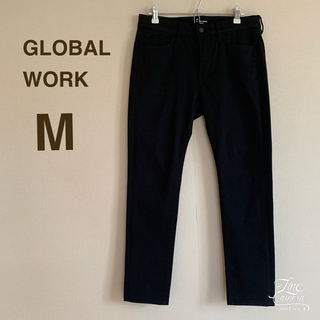 GLOBAL WORK - グローバルワーク M メンズ テーパードパンツ カジュアルパンツ ブラック 黒