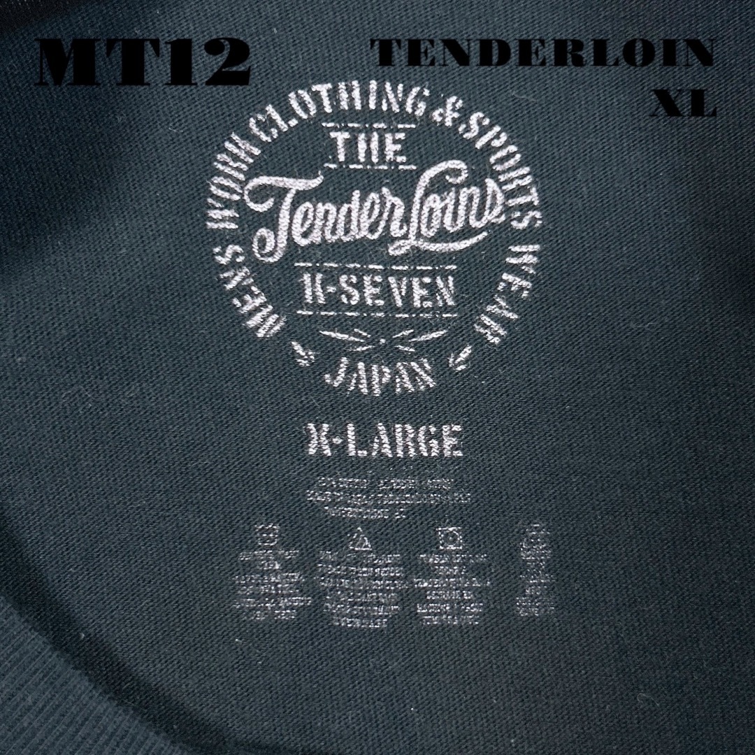 TENDERLOIN(テンダーロイン)の希少品！ TENDERLOIN TEE 半袖 Tシャツ ブラック XL ハーレー メンズのトップス(Tシャツ/カットソー(半袖/袖なし))の商品写真