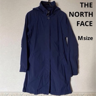 THE NORTH FACE - THE NORTH FACE ナイロンジャケット コート 薄手 撥水加工 紺 M
