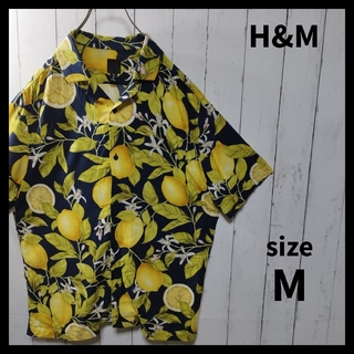 H&M - 【H&M】Lemon Patterned Aloha Shirt　D1068