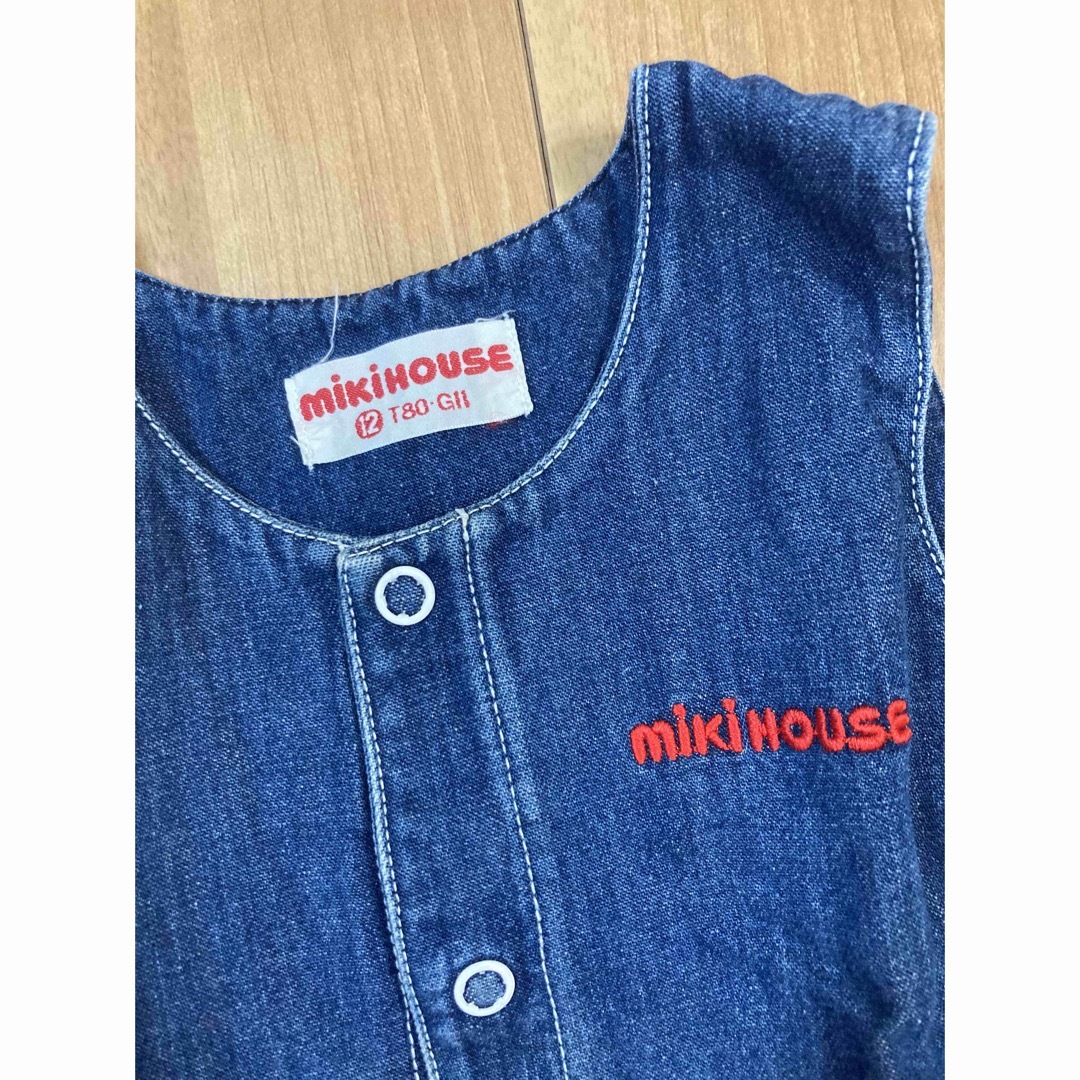 mikihouse(ミキハウス)のmikiHOUSE キッズ/ベビー/マタニティのベビー服(~85cm)(ロンパース)の商品写真