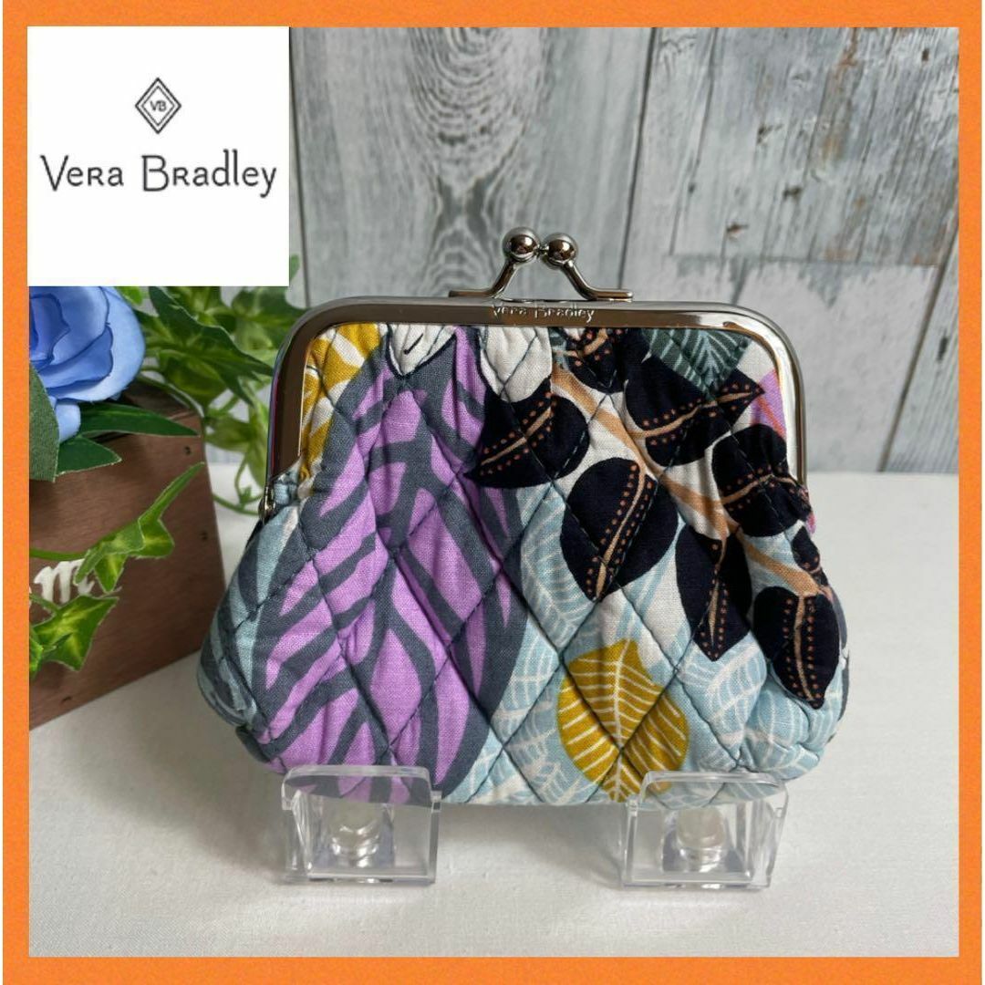 Vera Bradley(ヴェラブラッドリー)の【新品】①ベラブラッドリーVera Bradley財布　がま口　花柄　キルト レディースのファッション小物(コインケース)の商品写真