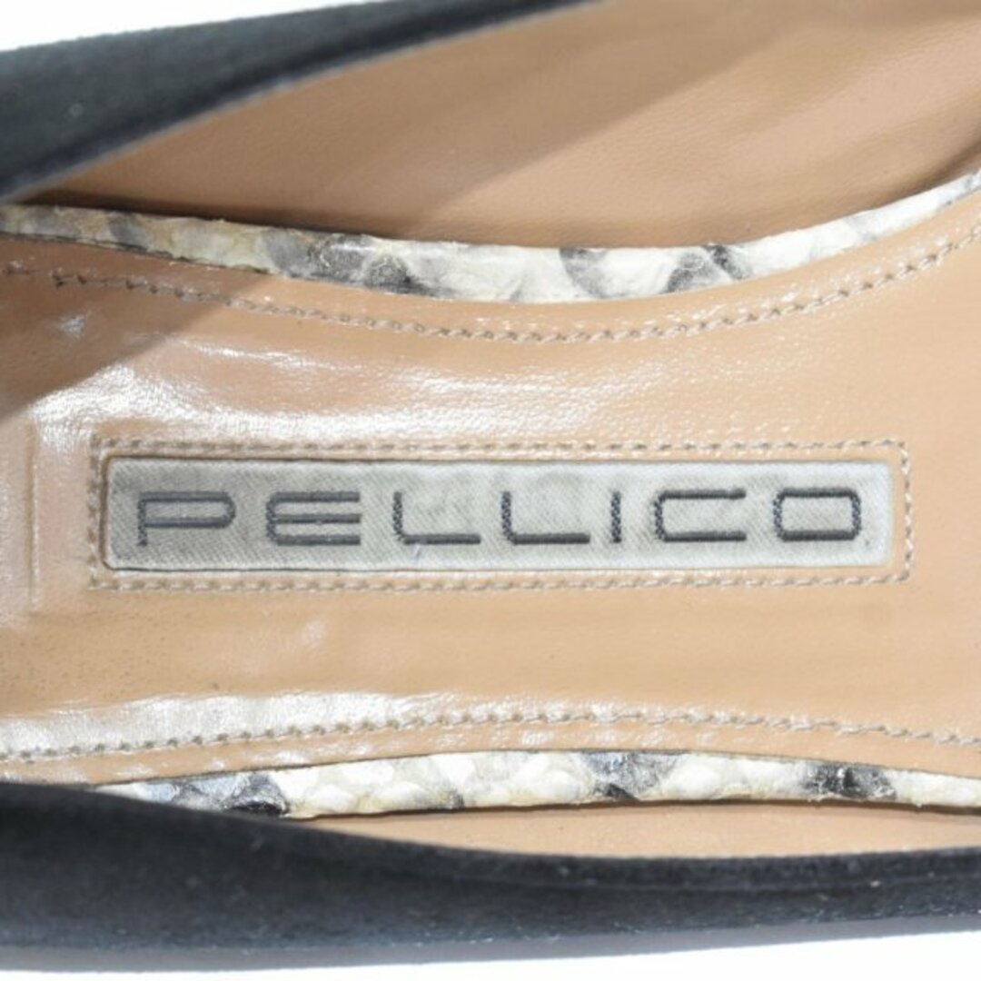PELLICO(ペリーコ)のPELLICO ANDREA 10 パイソン スエード フラット パンプス レディースの靴/シューズ(ハイヒール/パンプス)の商品写真