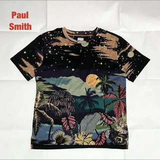 【人気】Paul Smith　ポールスミス　総柄Tシャツ　ハワイ　アロハ柄