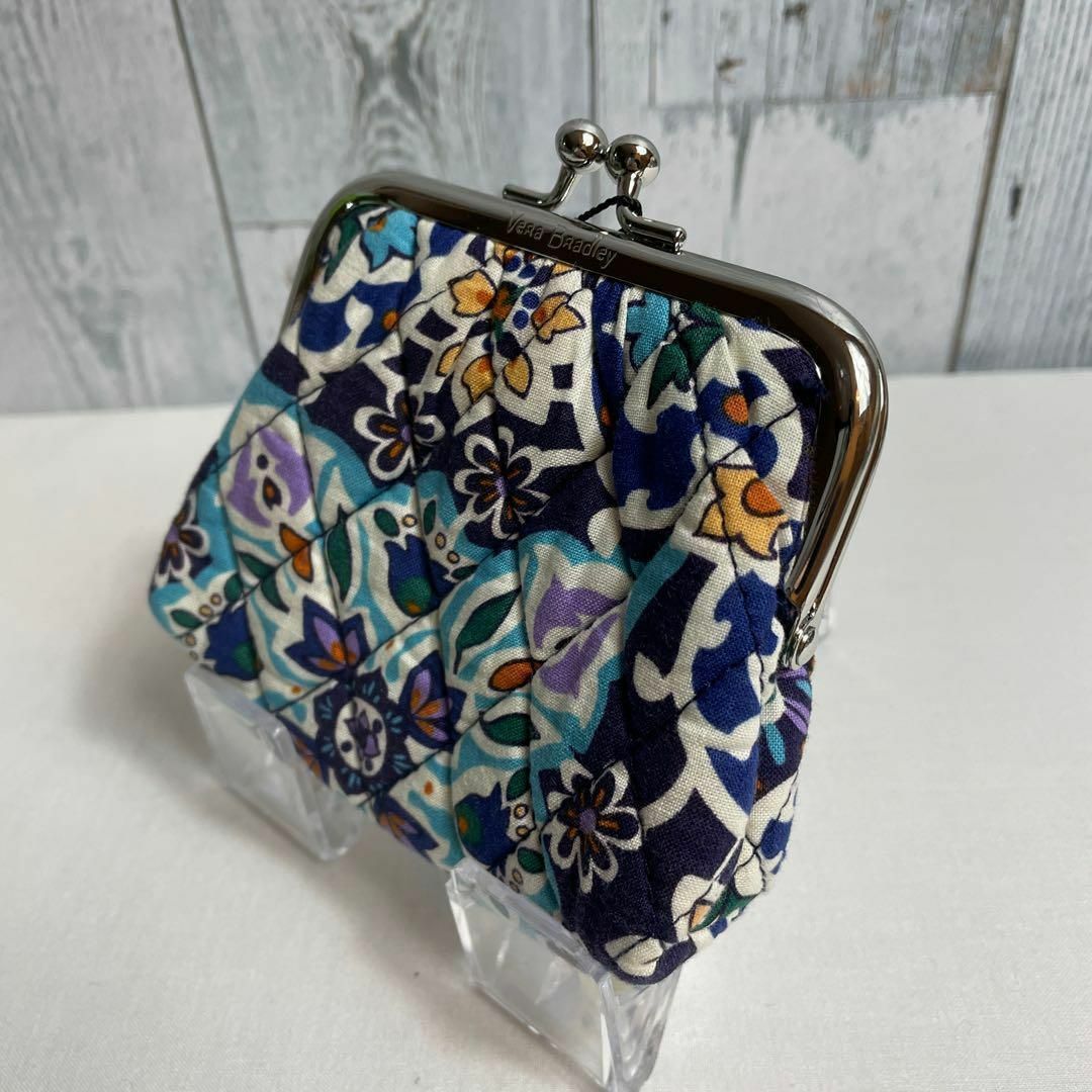 Vera Bradley(ヴェラブラッドリー)の【新品】②ベラブラッドリーVera Bradley財布　がま口　花柄　キルト レディースのファッション小物(コインケース)の商品写真