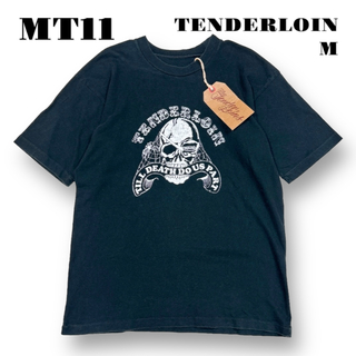 テンダーロイン(TENDERLOIN)の人気品！ TENDERLOIN TEE 半袖 Tシャツ スカル ブラック 黒 M(Tシャツ/カットソー(半袖/袖なし))